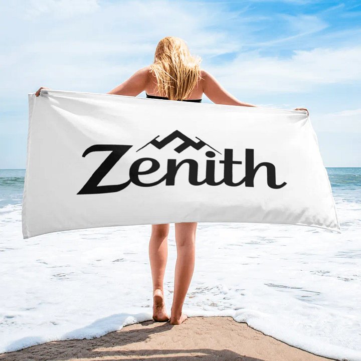 Zenith Mountain Sublimated Beach Towel - Premium Cotton & Polyester, Highly Absorbent product image (1)