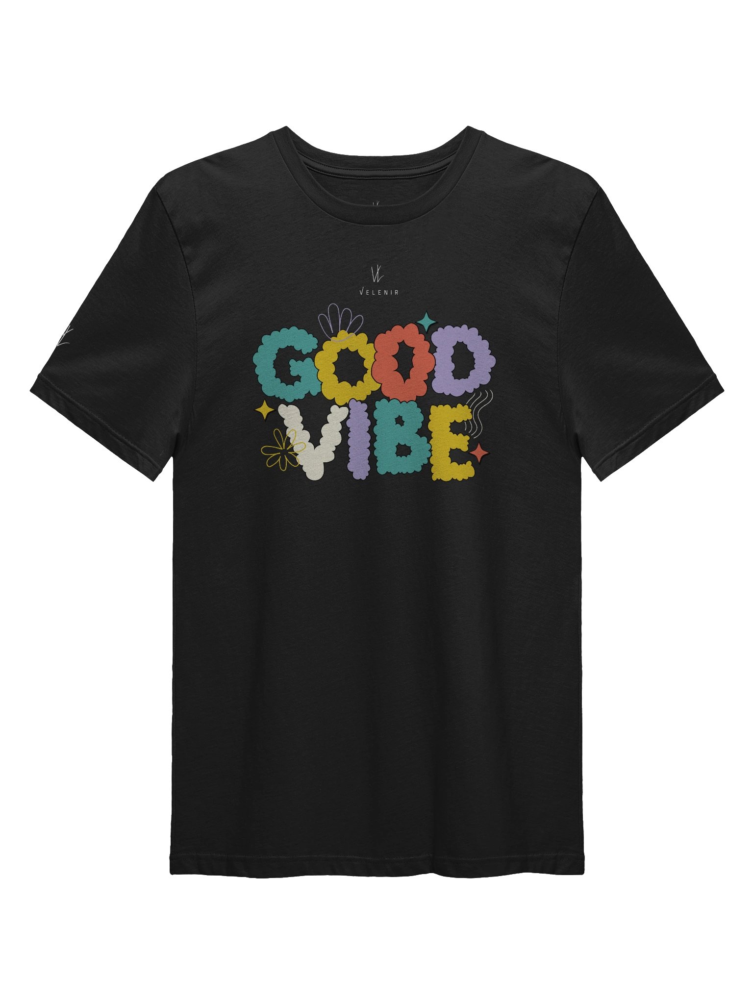 Velenir Good Vibes Womens Supersoft T-Shirt product image (1)