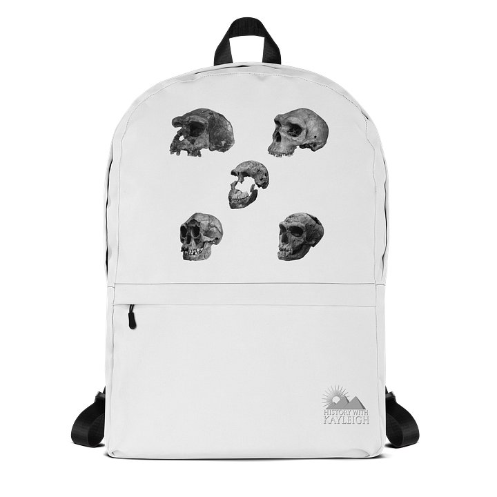 Skulls Backpack White product image (1)