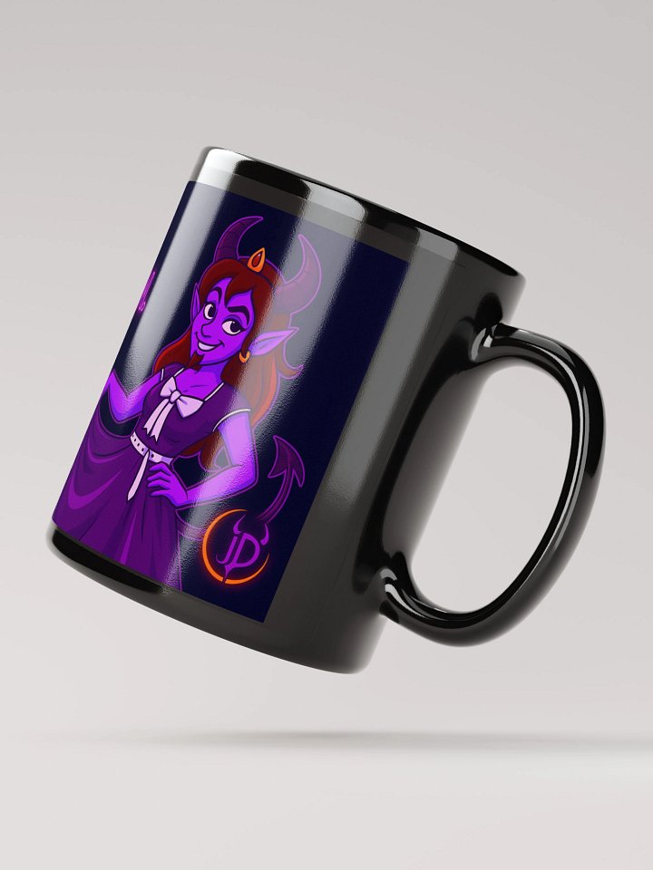 Jaz Delusion Mug – Vision in PVC | Queer Demon Mascot Coffee Cup product image (3)