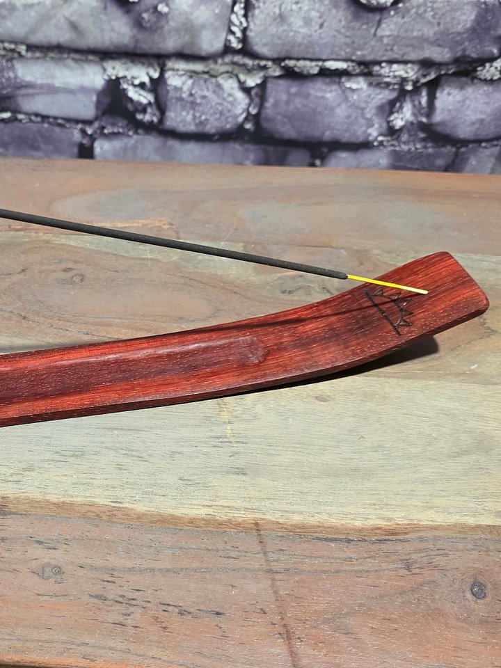 Padauk Sunrise Incense Holder product image (1)