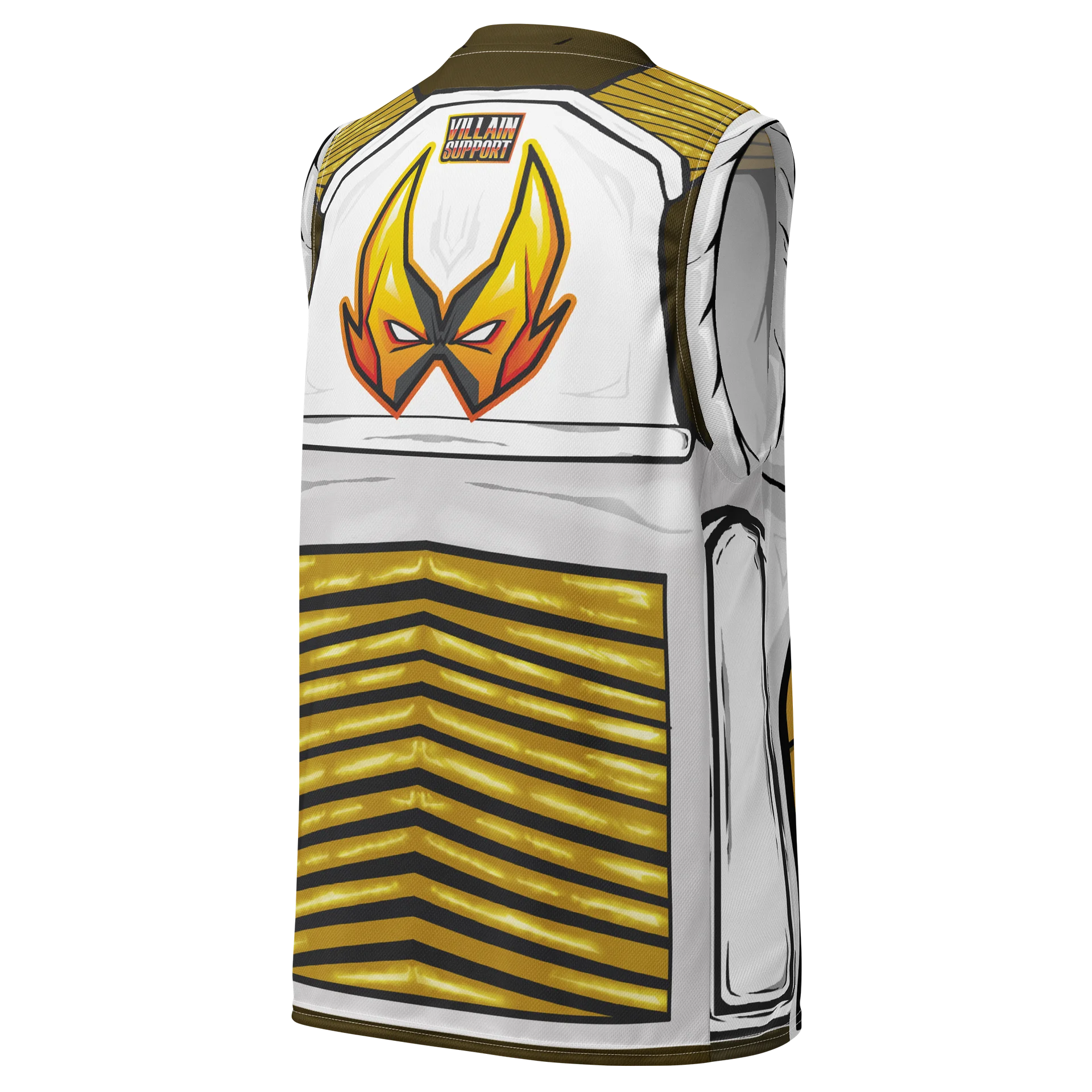 Villain Support Battle Armor Tank Top - White/Brown product image (3)