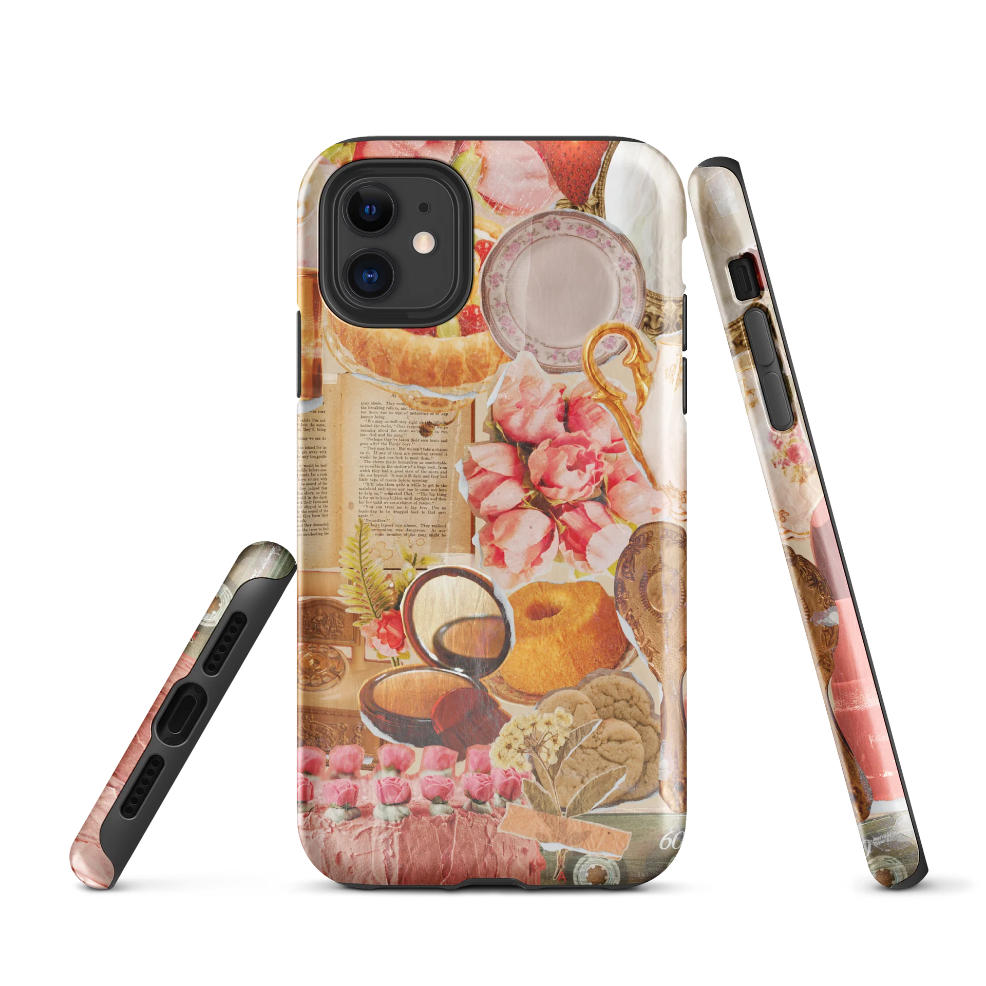 Vintage Floral Collage Romantic Art Style Phone Case product image (1)