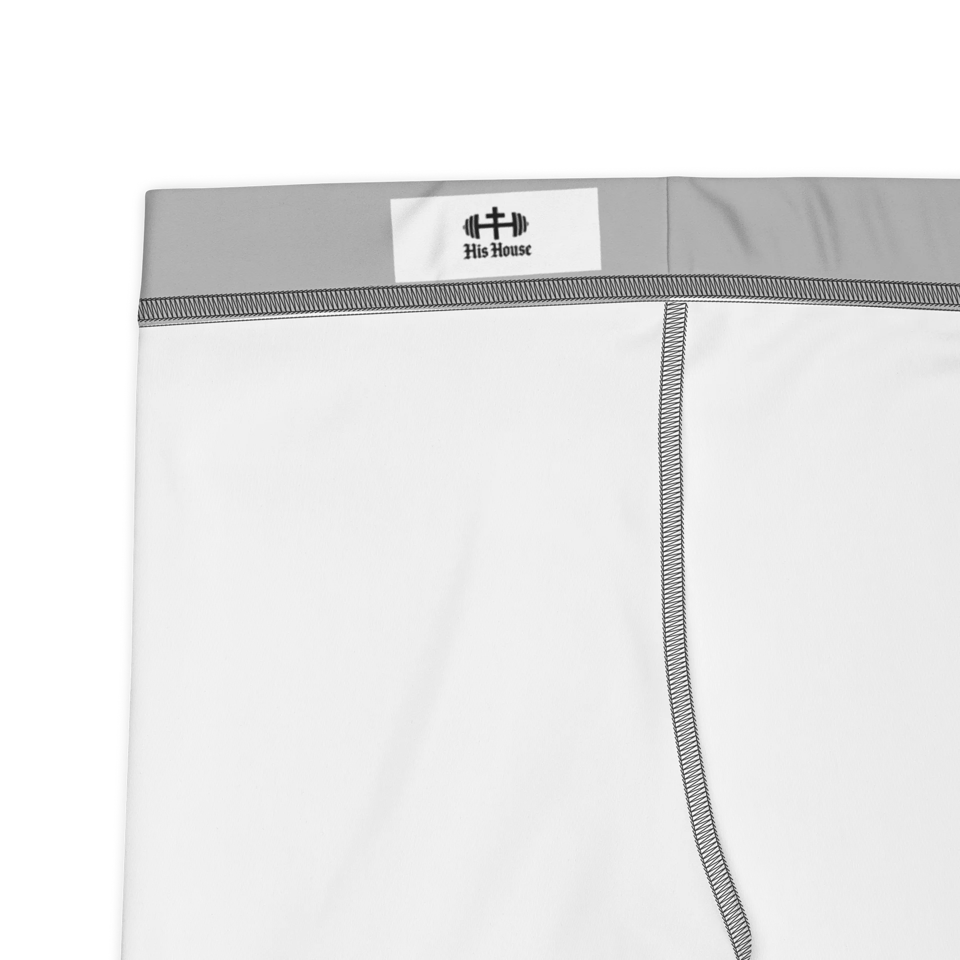 His House Womens Performance Crop Leggings - Silver product image (2)