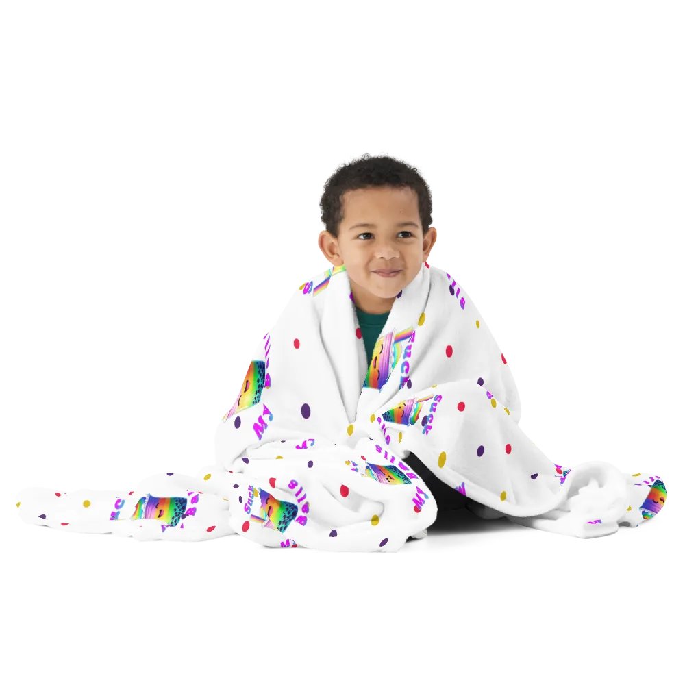 Rainbow Boba Delight Throw Blanket product image (12)