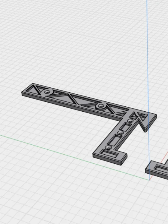 3/4 Inch French Cleat Bracket 3D STL File Bundle. product image (6)