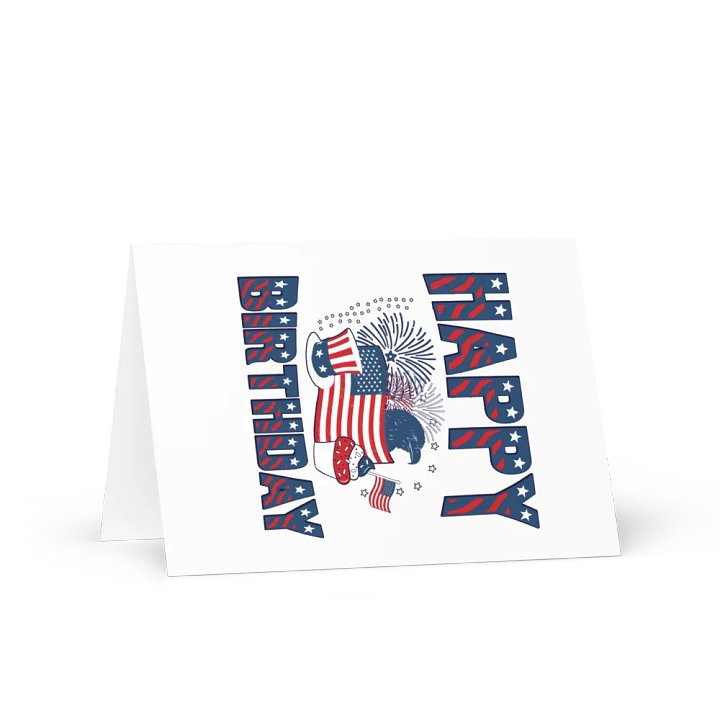Happy Birthday (USA) Birthday Card 5"x7" product image (1)