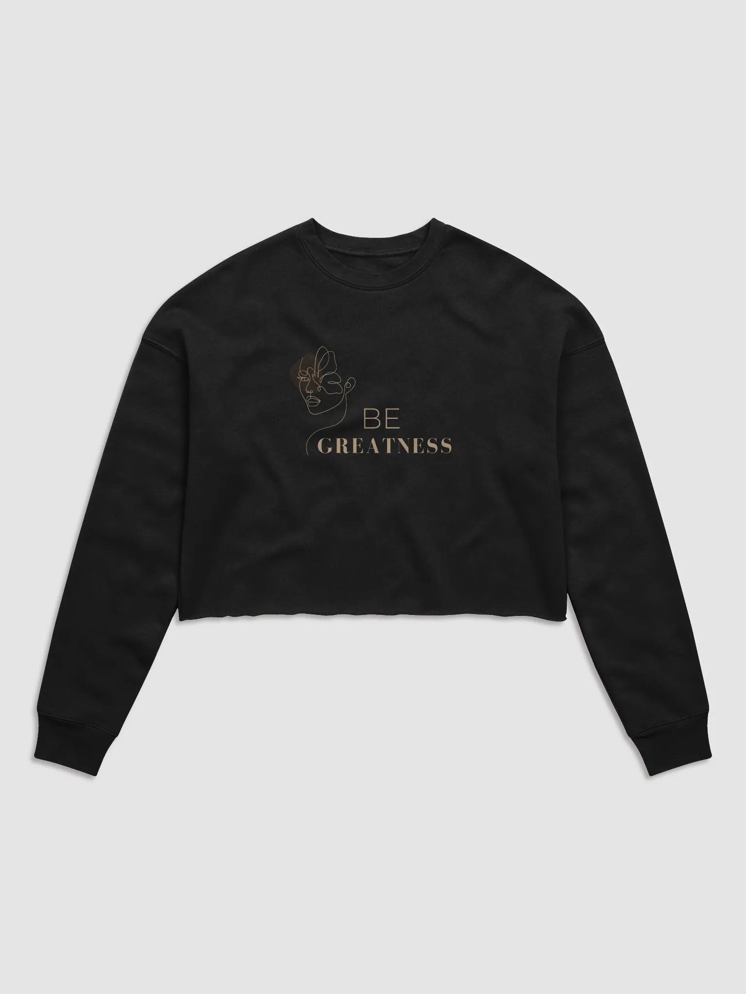 Women's Fleece Crop Sweatshirt BCFB0114 product image (5)