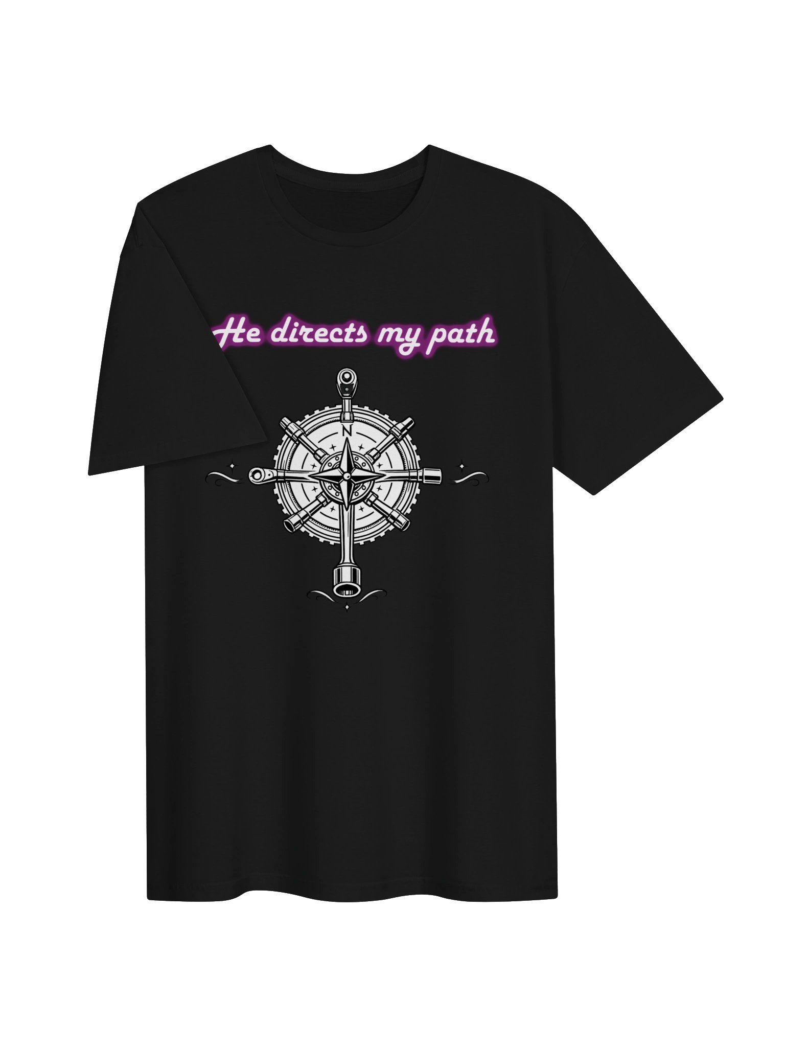 He Directs My Path Compass Tee product image (3)