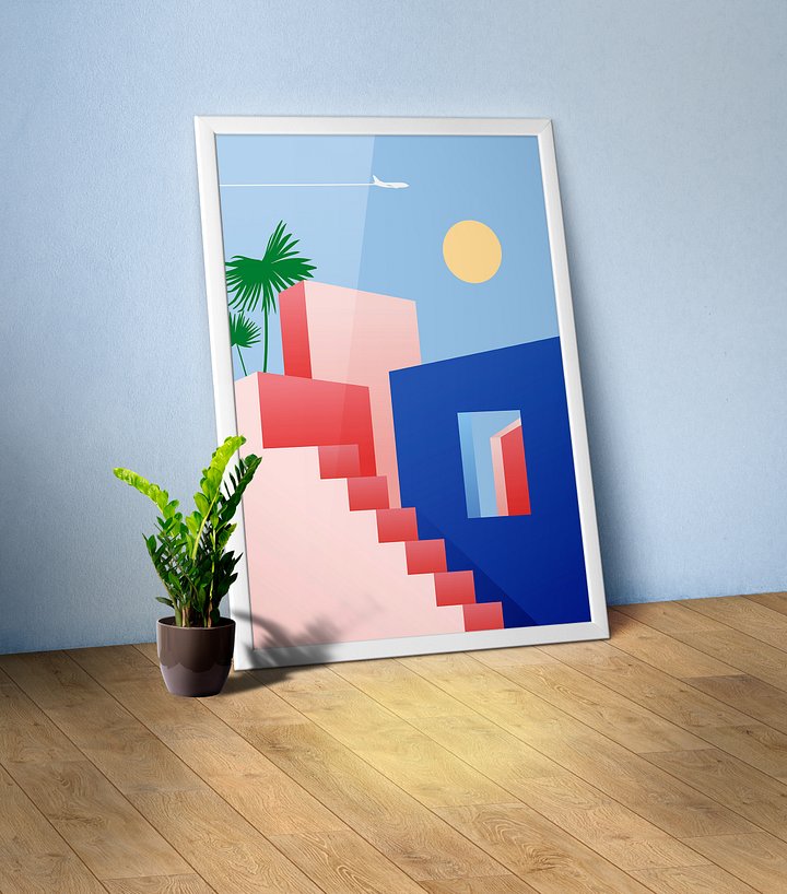 Boho, Boho decor: Egypt, Morocco, Tunisia — boho travel poster product image (1)