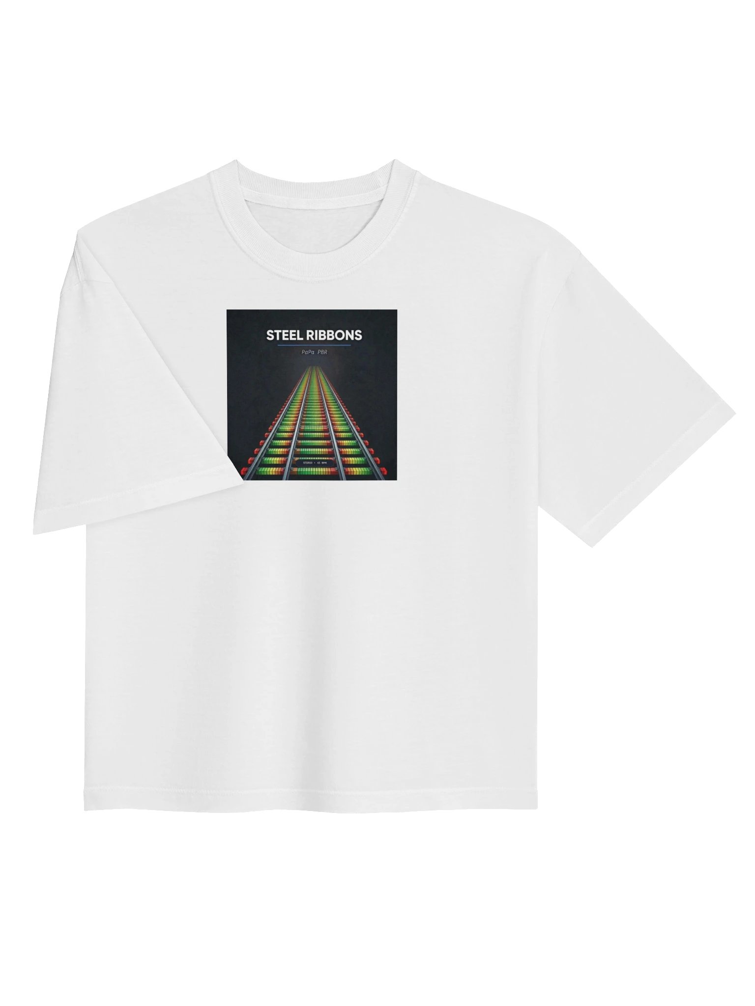 PaPa PBR Steel Ribbons Women's Boxy Tee product image (7)
