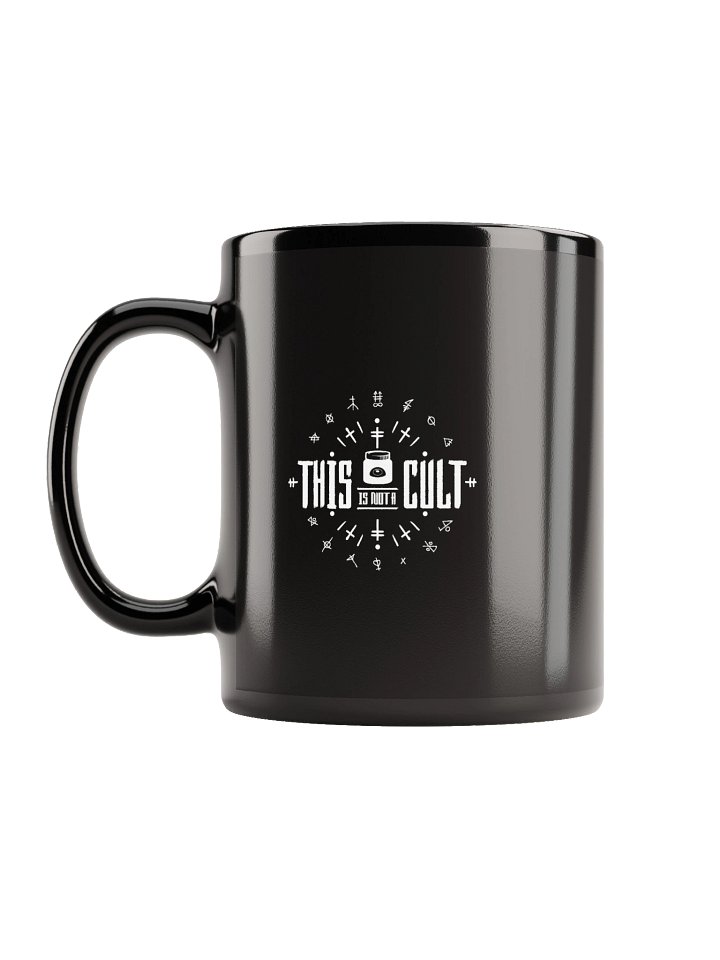 This Is Not a Cult - Black Glossy Mug product image (1)
