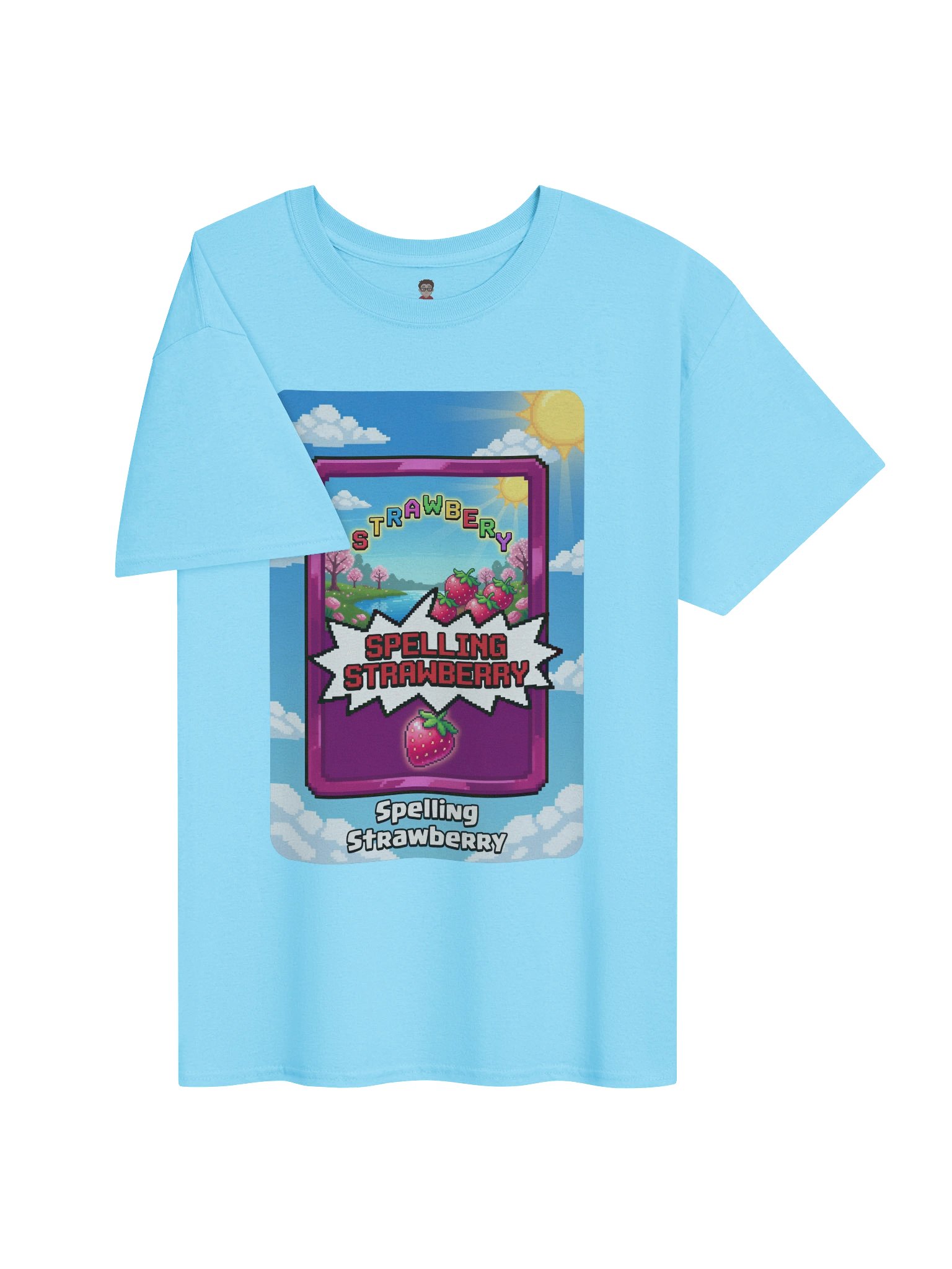 Spelling Strawberry T-shirt product image (16)