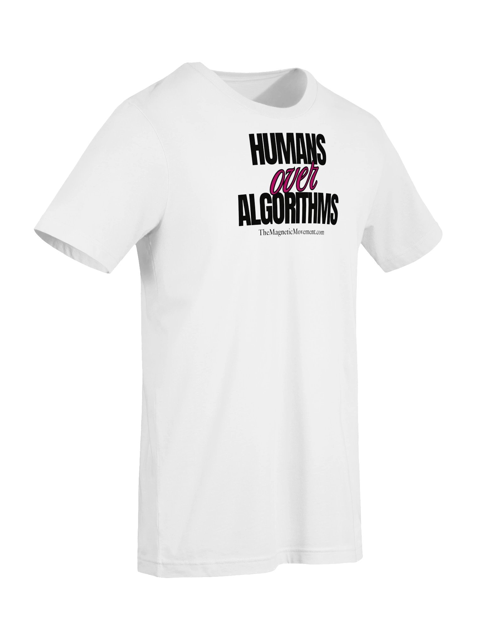Humans Over Algorithms - White product image (7)