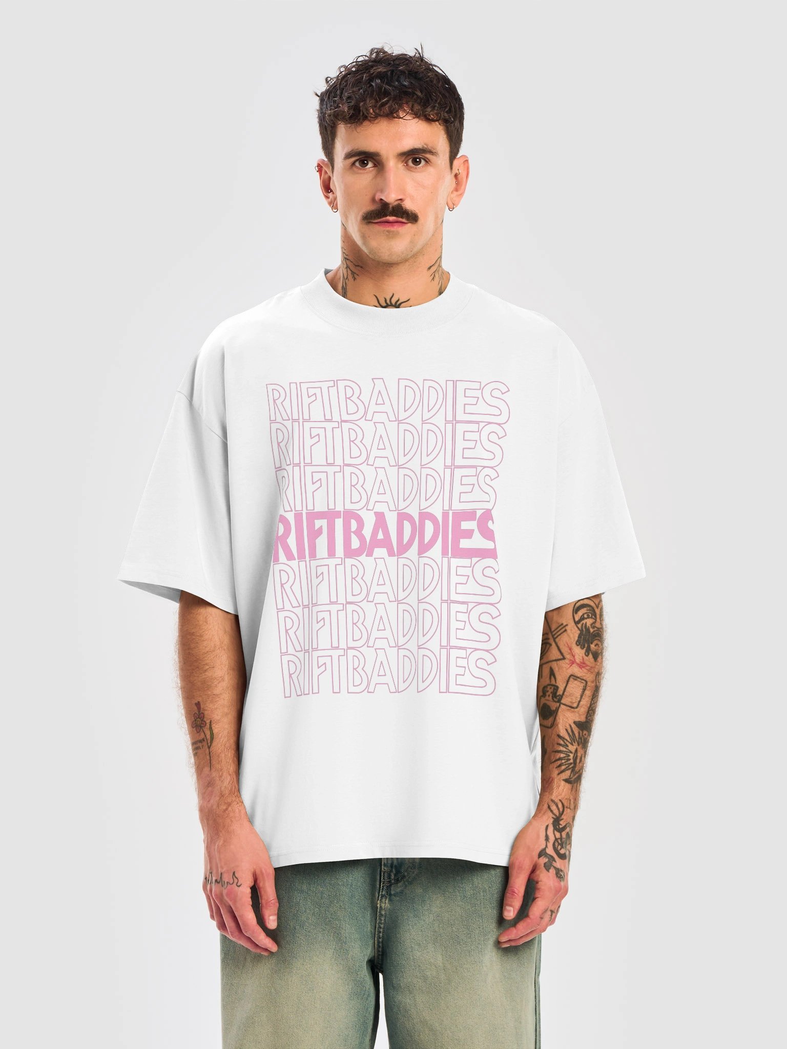 riftbaddies (grocery bag design) unisex oversized tee product image (5)