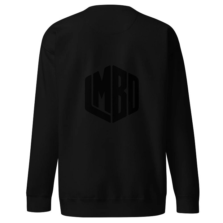 Lymbo Embroidered Sweatshirt (All Black) product image (2)