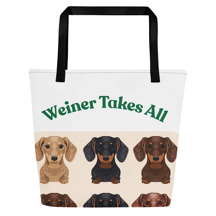Weiner Takes All Tote Bag product image (1)