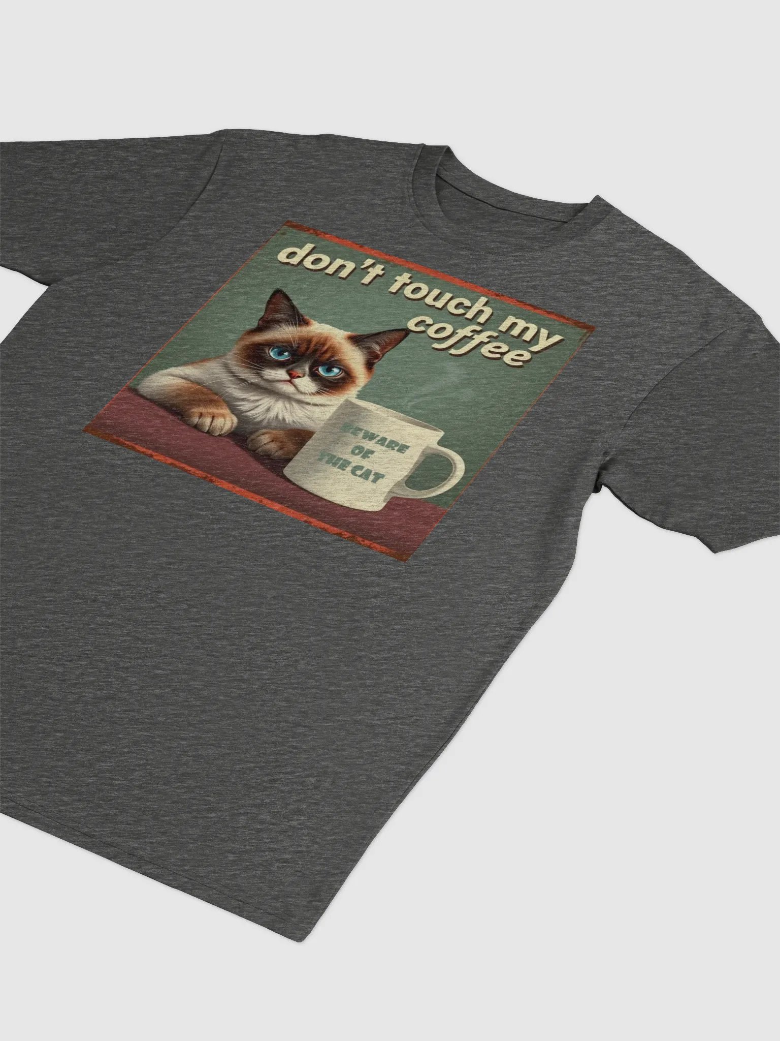 Coffee Cat Warning Tee product image (27)