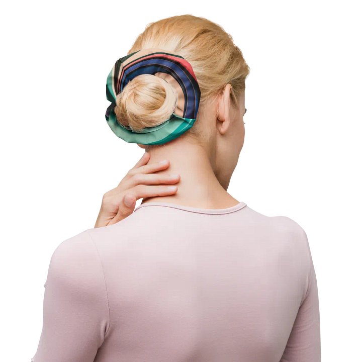 Exclusive All-Over Print Scrunchie with Abstract Design product image (1)