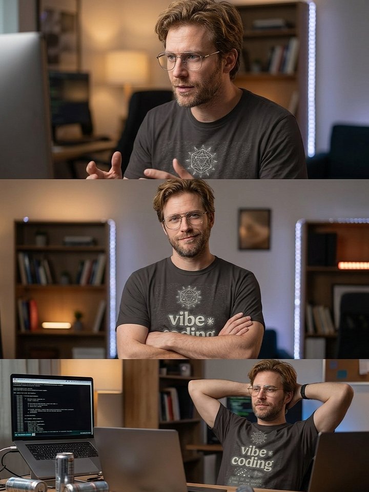 VIBE CODING T-Shirt | AI Geek Spirit Collection product image (2)