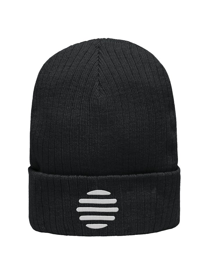 Tiptap Mark (Embroidered) Rib Knit Beanie product image (1)