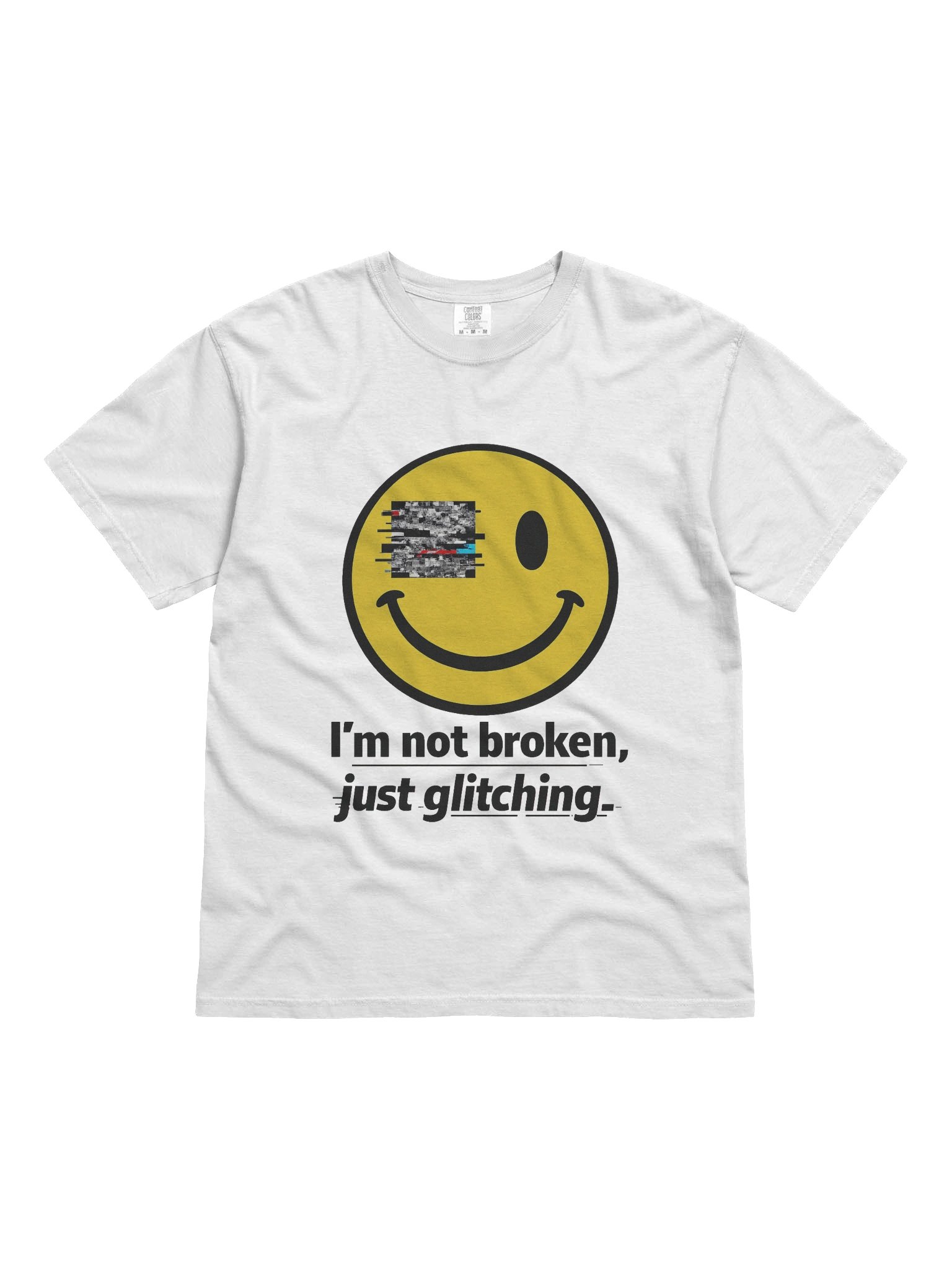 “Just Glitching” Retro Reality Tee product image (2)