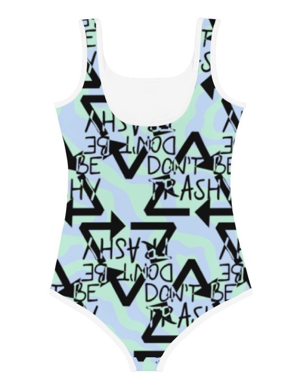 Eco-Friendly Explorer | All-Over Print Kids Swimsuit product image (1)