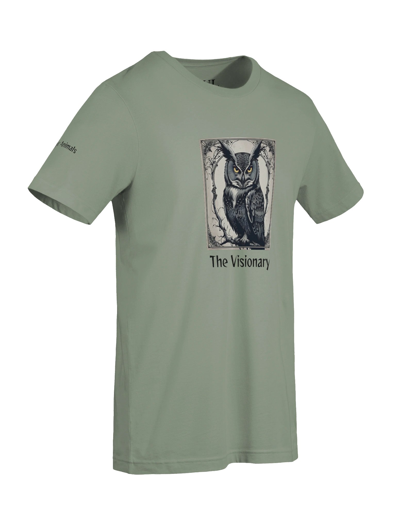 OWL – The Visionary - Magic Animals T-Shirt - (front graphic) product image (8)