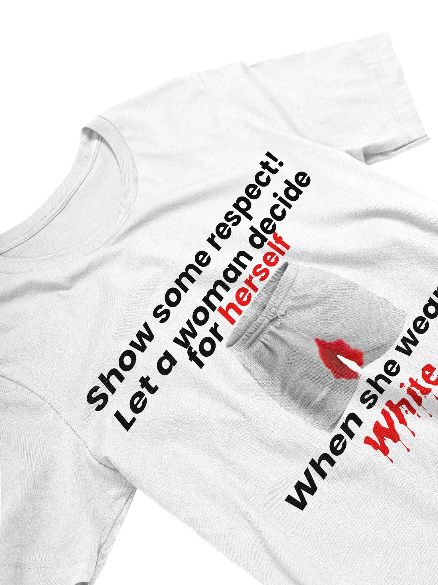 Show some respect! Let a woman decide for herself when she wears white. product image (3)