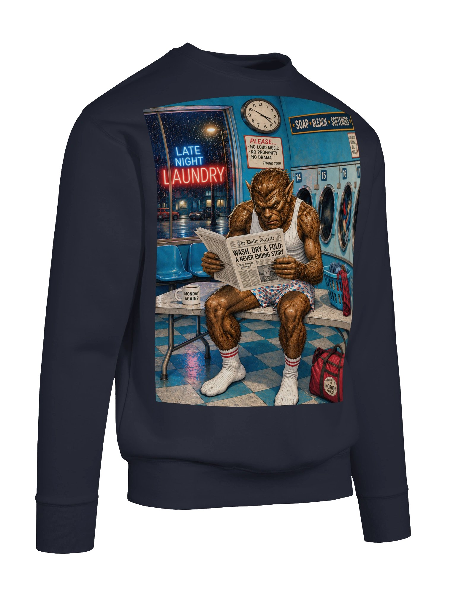 Late Night Laundry Sweatshirt product image (16)