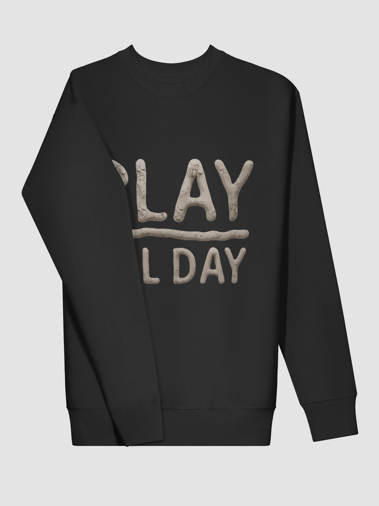 Clay All Day Pottery Sweatshirt for Ceramic Artists | Funny Pottery Gift Sweatshirt for Clay Lovers, Sculptors & Studio Potters | Handmade Art Hobby Gift product image (3)