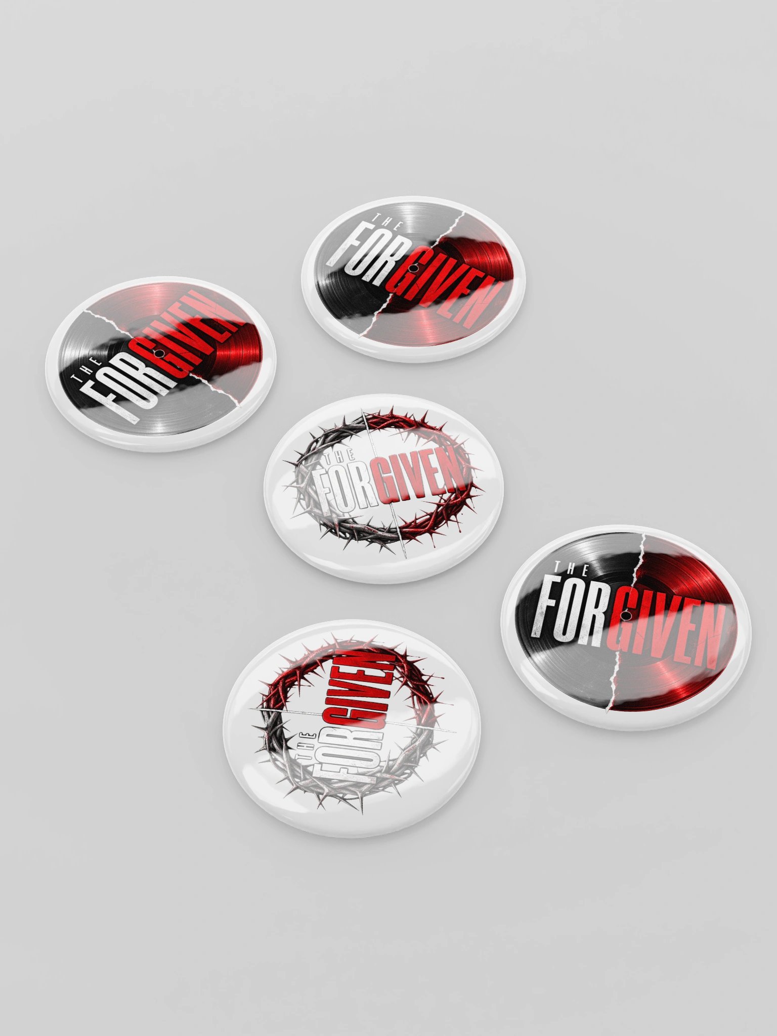 The Forgiven - Pin Buttons product image (3)