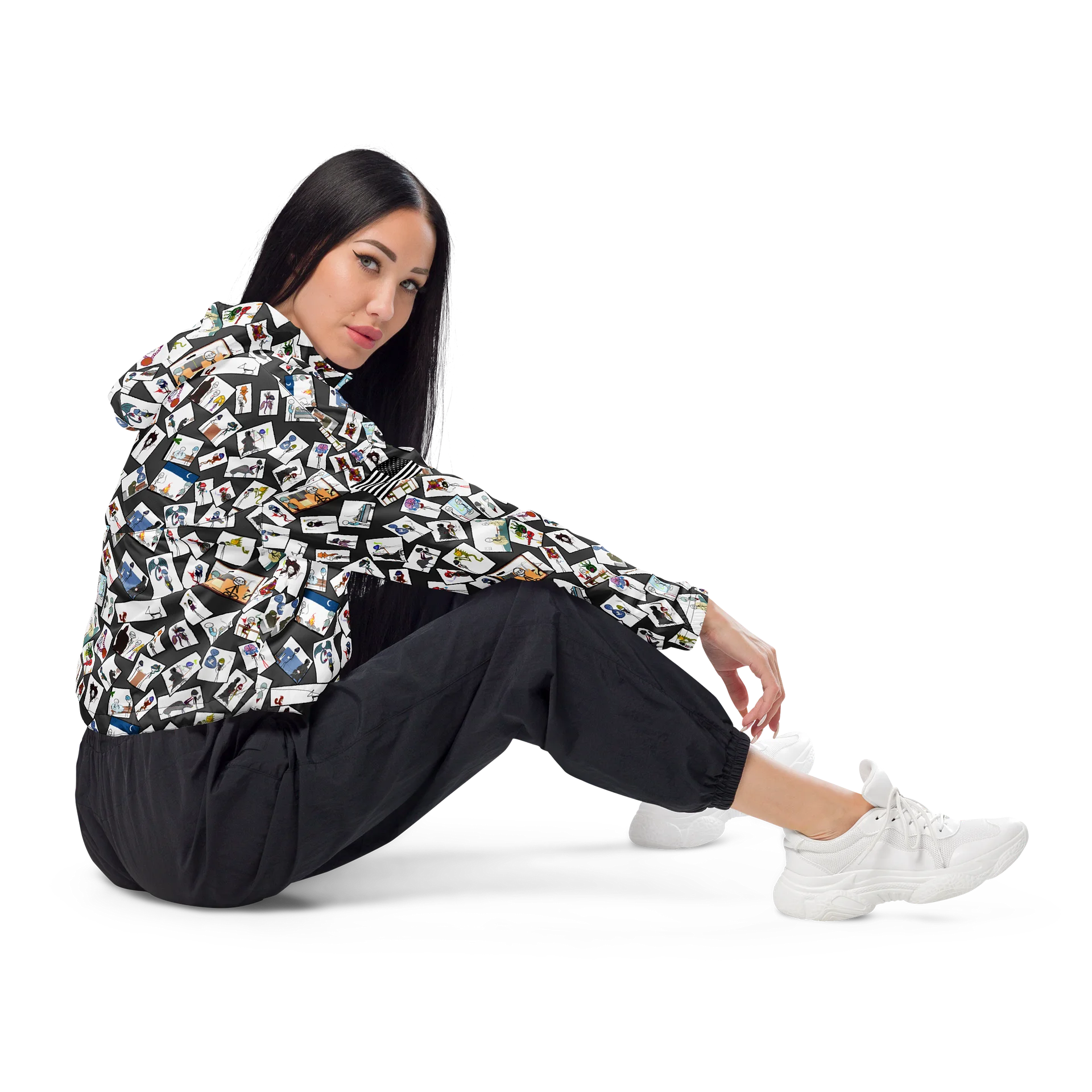 Stick Vet Womens Cropped Windbreaker product image (4)