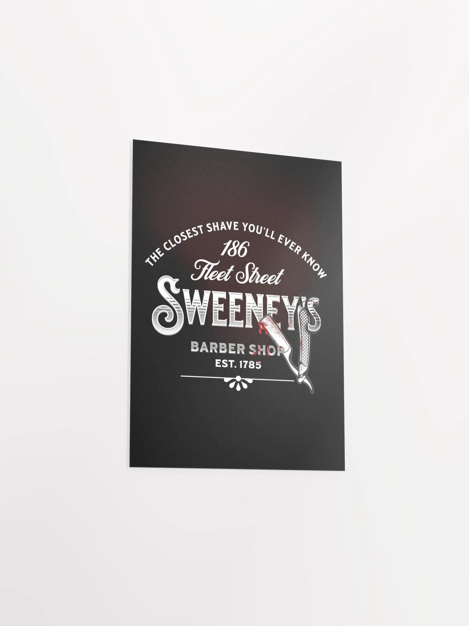 Sweeney Todd Barber Shop Poster – Enhanced Matte Victorian Broadway Wall Art product image (29)