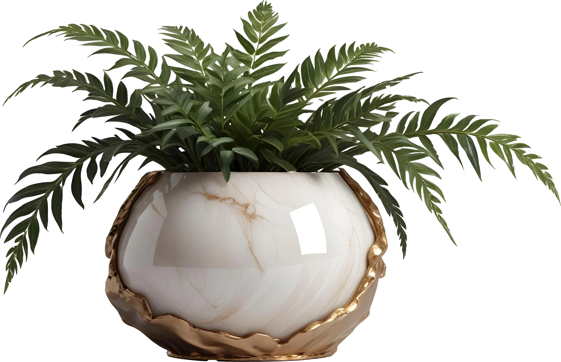 Glamour Organique Collection – Luxury Design Planter PNG product image (1)