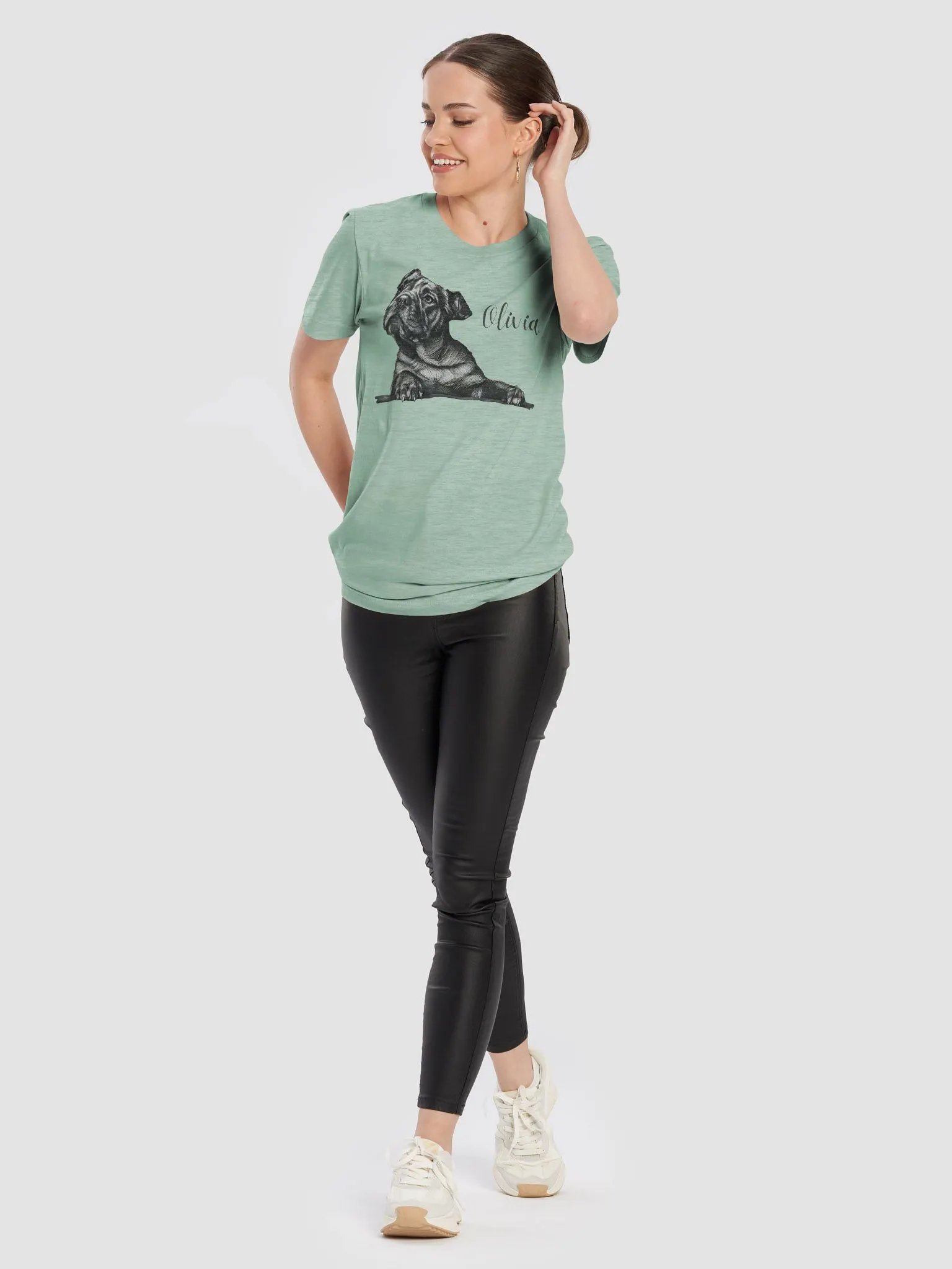 YOUR FRENCH BULLDOG! / T-SHIRT WITH PERSONALIZED NAME product image (7)