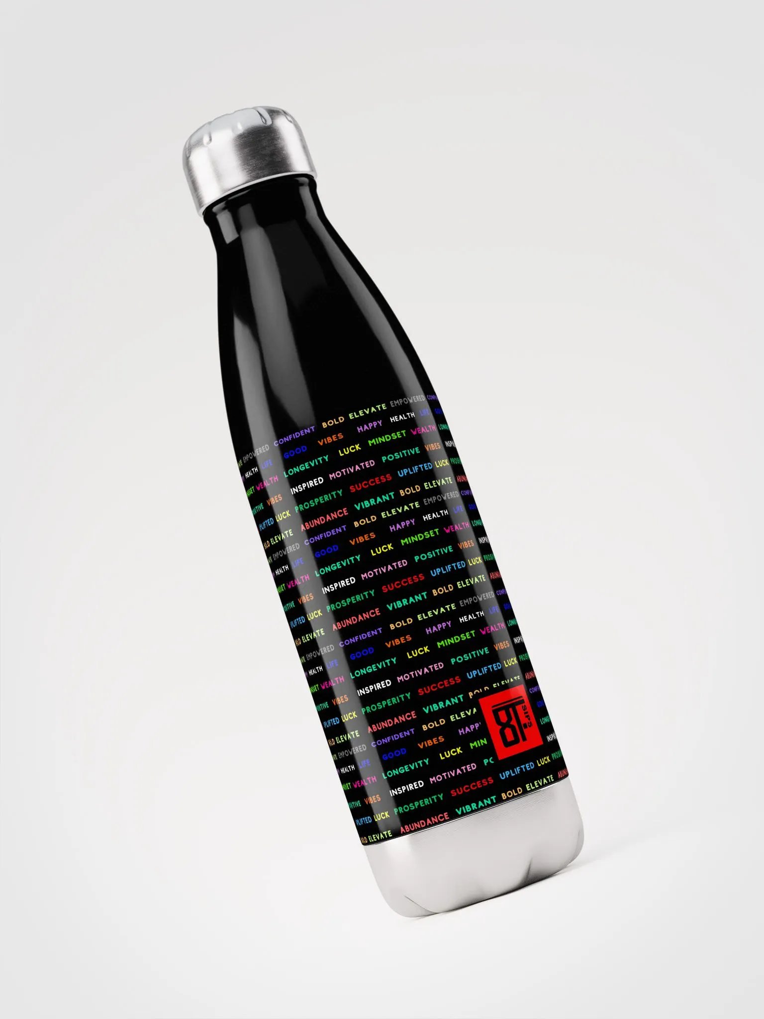 8T Sips Prosperity Stainless Steel Water Bottle product image (5)