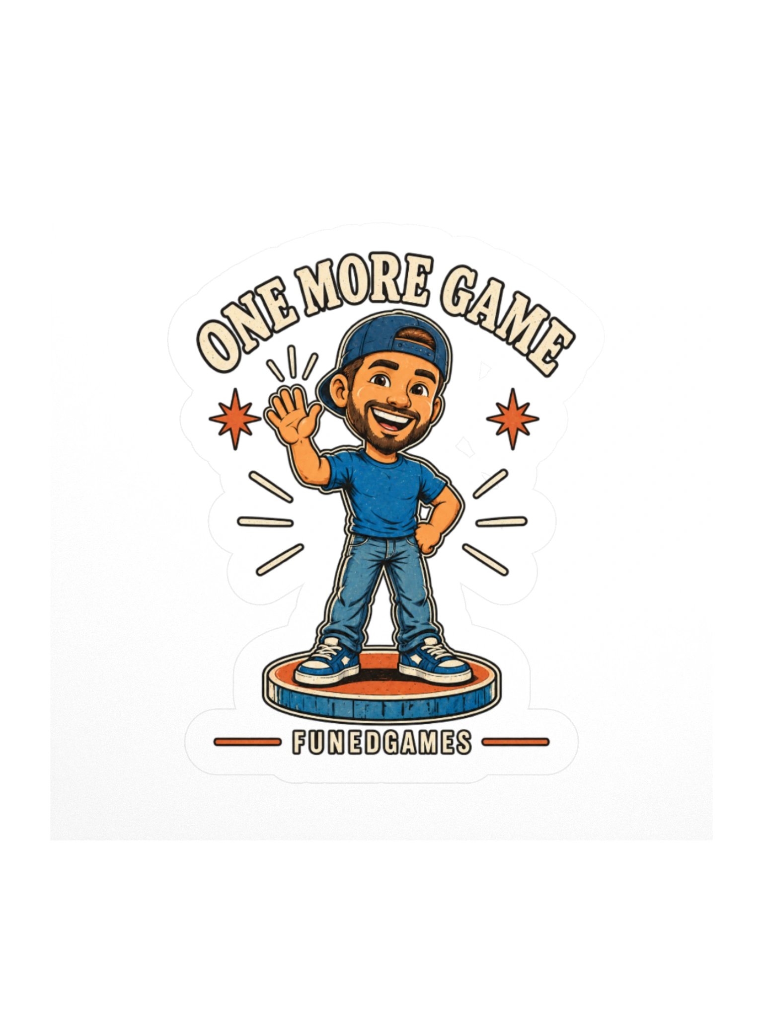 Ed — One More Game Sticker product image (1)