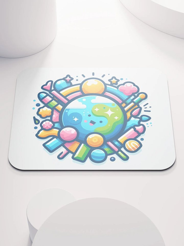 Whimsical Earth Mouse Pad product image (1)