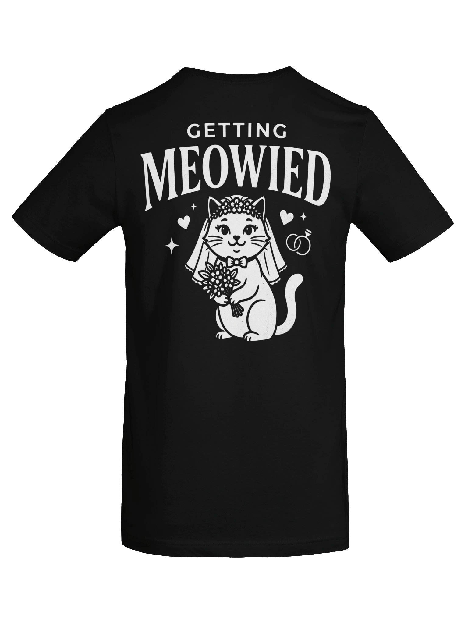 Funny Cat Bride Getting Meowied Wedding Design product image (4)