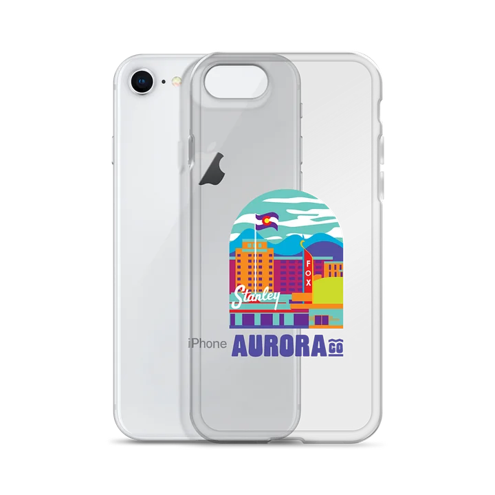 Aurora Cityscape iPhone Case (Multicolor) product image (2)