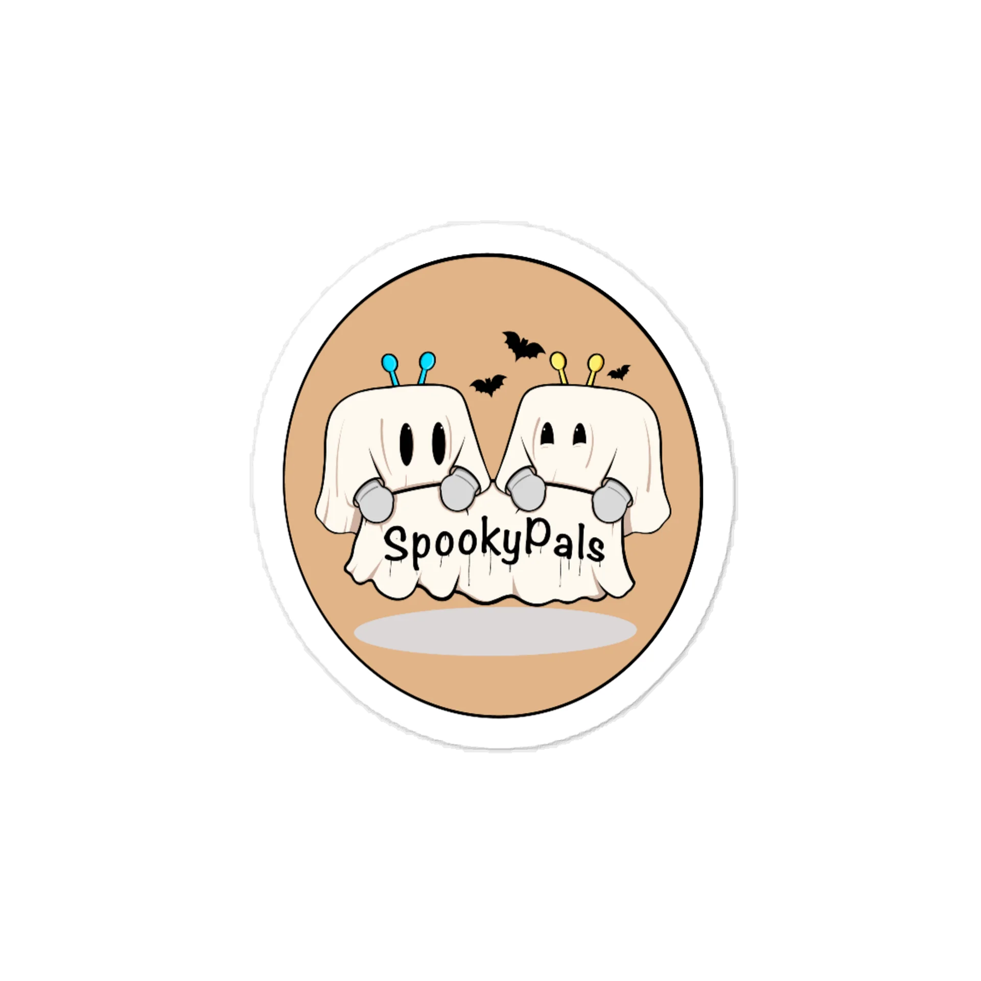 Spooky Pals Ghost Mascots Vinyl Decal product image (1)