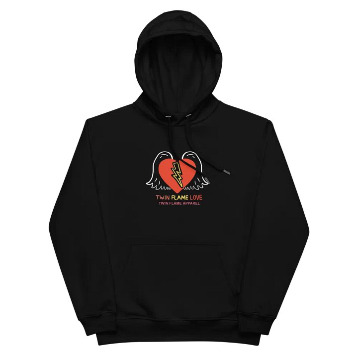 'Winged Heart' Premium Organic Cotton Eco Hoodie product image (2)