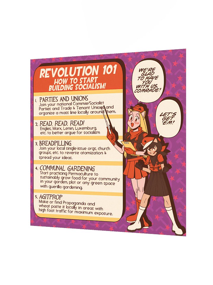 Alunya and Rodina - “Revolution 101” Poster product image (6)