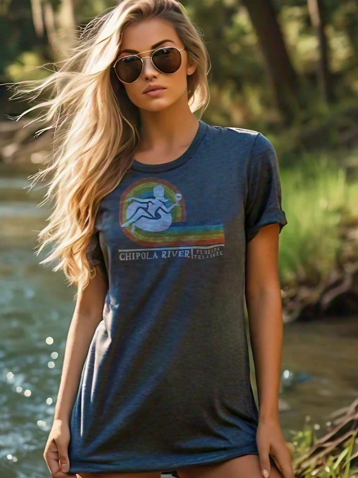 Retro Rainbow Tubing Tees product image (2)