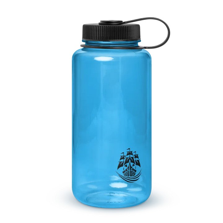 Monochrome Sailing Ship Water Bottle product image (13)