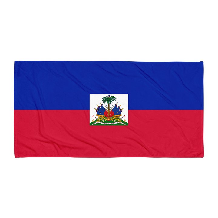 Haitian flag Beach Towel product image (1)