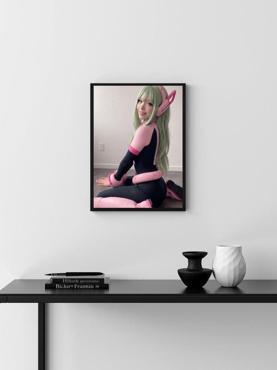 Cosplay Corner – Waifufaee as Ochaco from My Hero Academia Glossy 8x10 Metal Print product image (3)