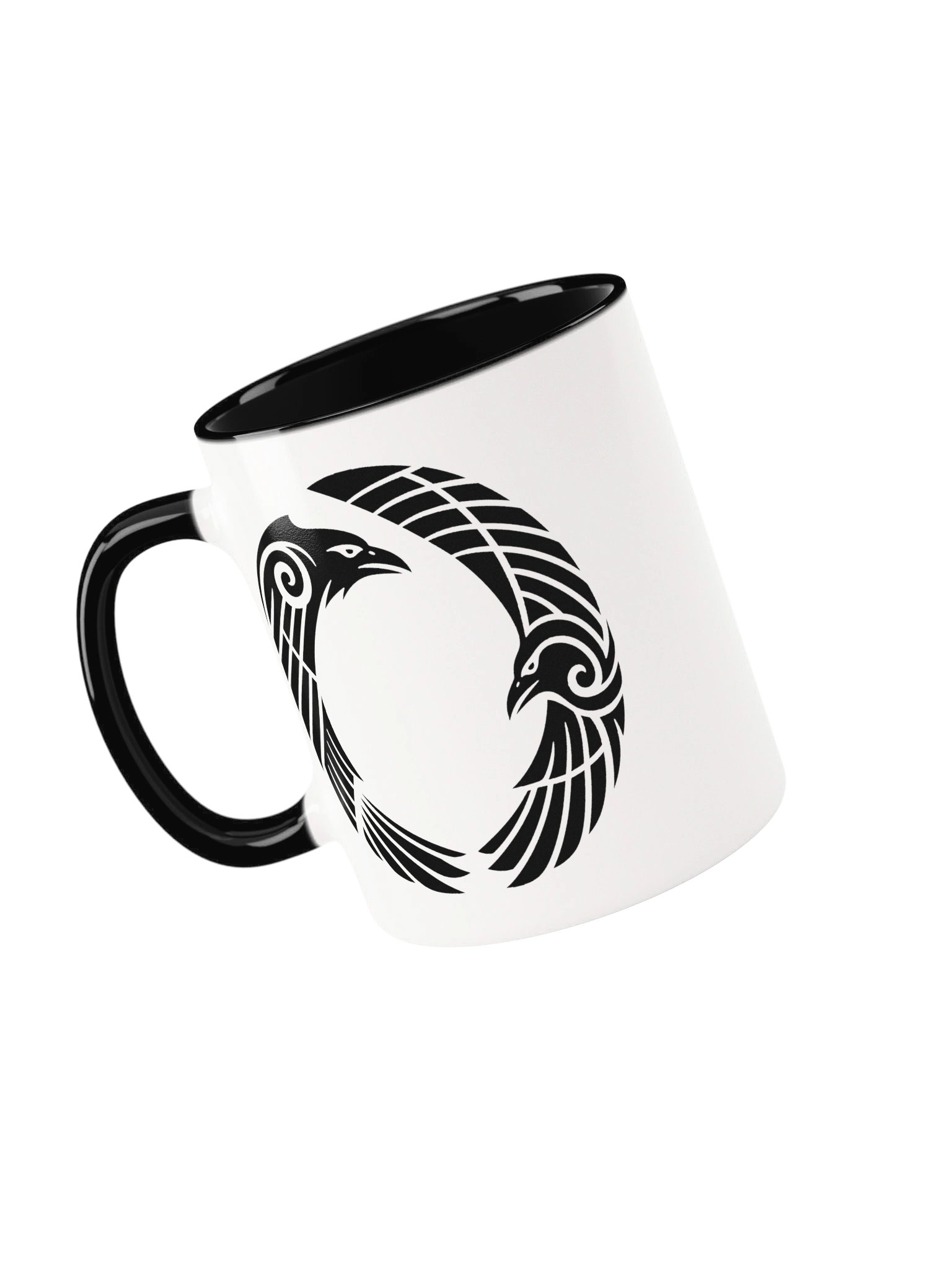SEIDRA — Raven Mug (Black + White) product image (5)