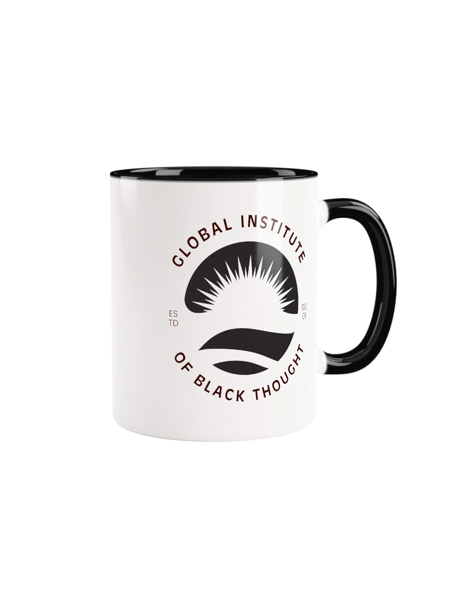 Global Institute of Black Thought | Two Tone Mug | Originology | Black History X product image (1)